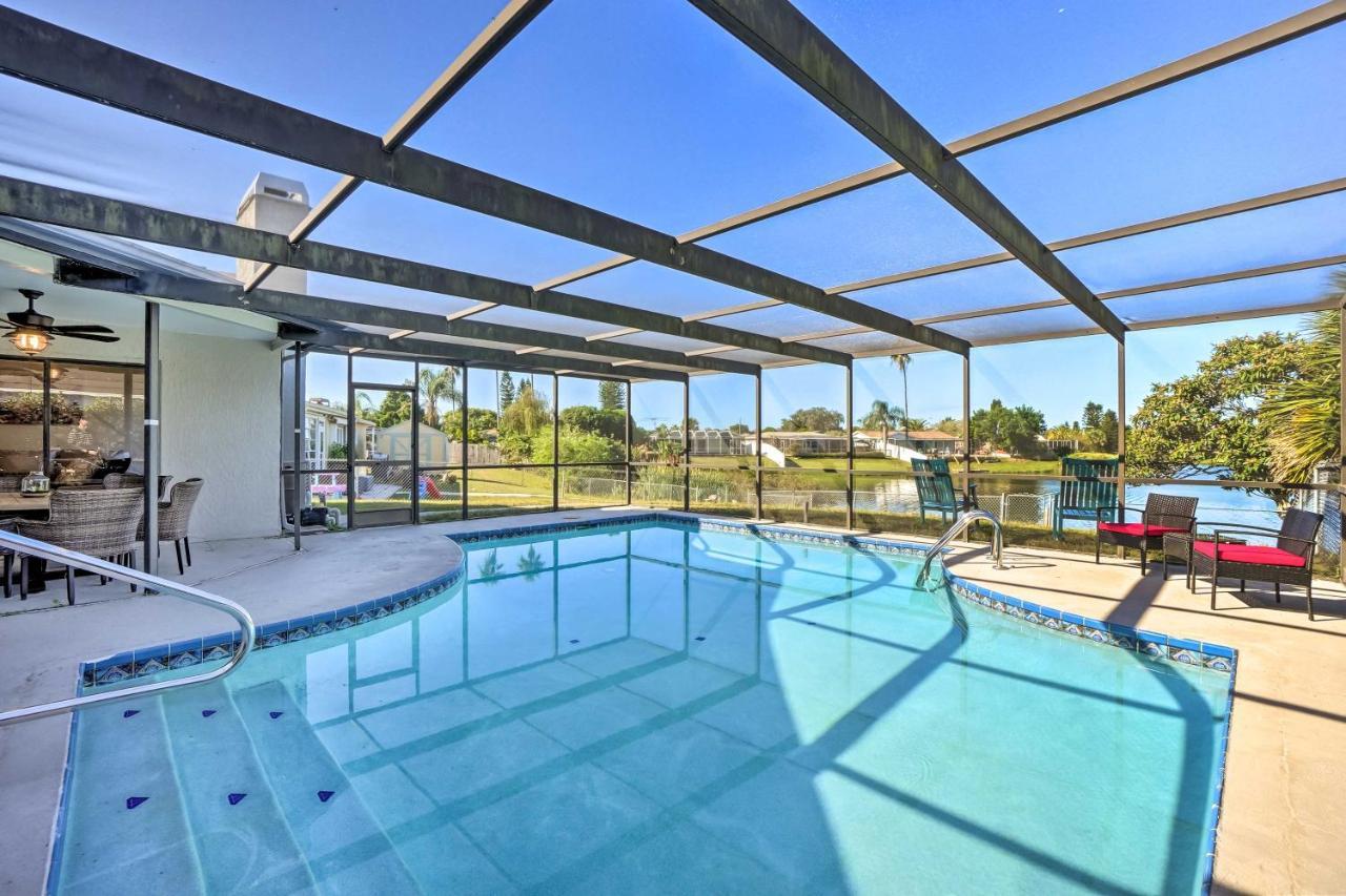 Waterfront Port Richey House With Heated Pool! Villa Exterior foto